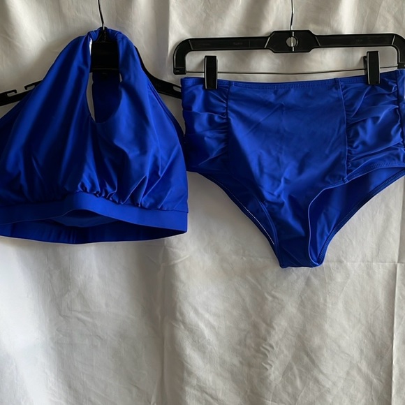 Blue 2pc Swimsuit - Size Medium - Picture 1 of 4
